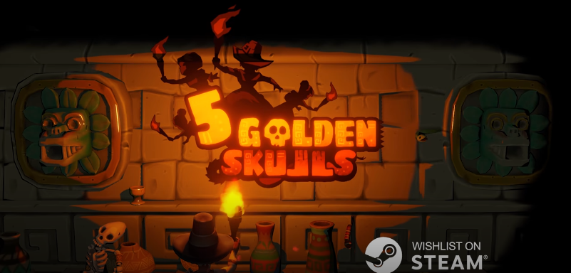 5 Golden Skulls
